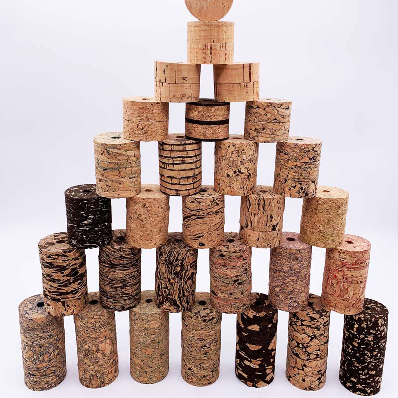 54 Rod Building Wrapping Corks4US 1 1/4"x1/2"x1/4" Burl Cork rings Wave 
