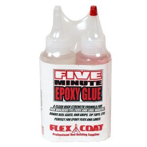 Flex Coat Rod Building Brushes, Tip Glue, Guide Foot Glue, Syringes ,Book